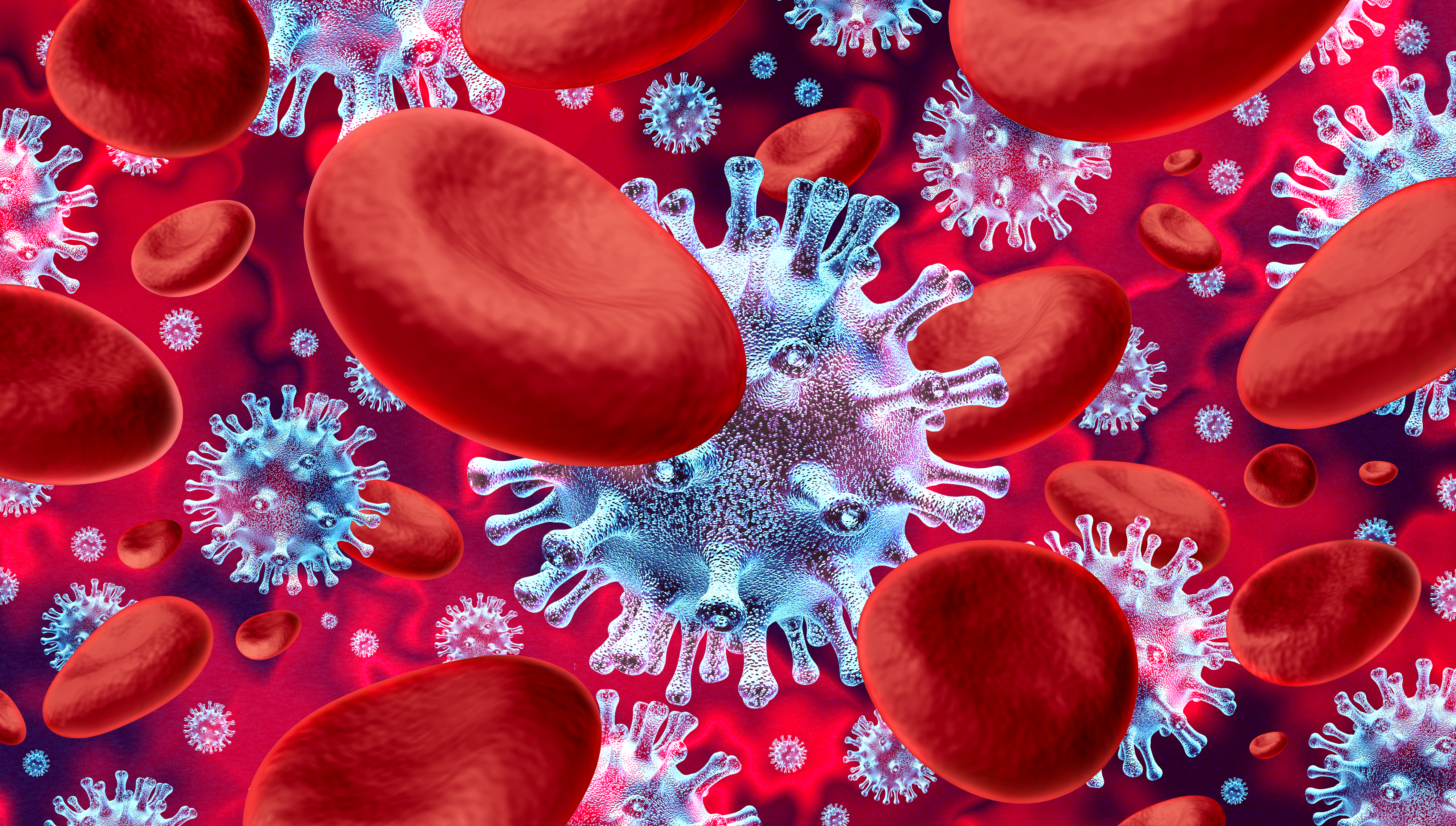 Covid-19 Virus 3D Render